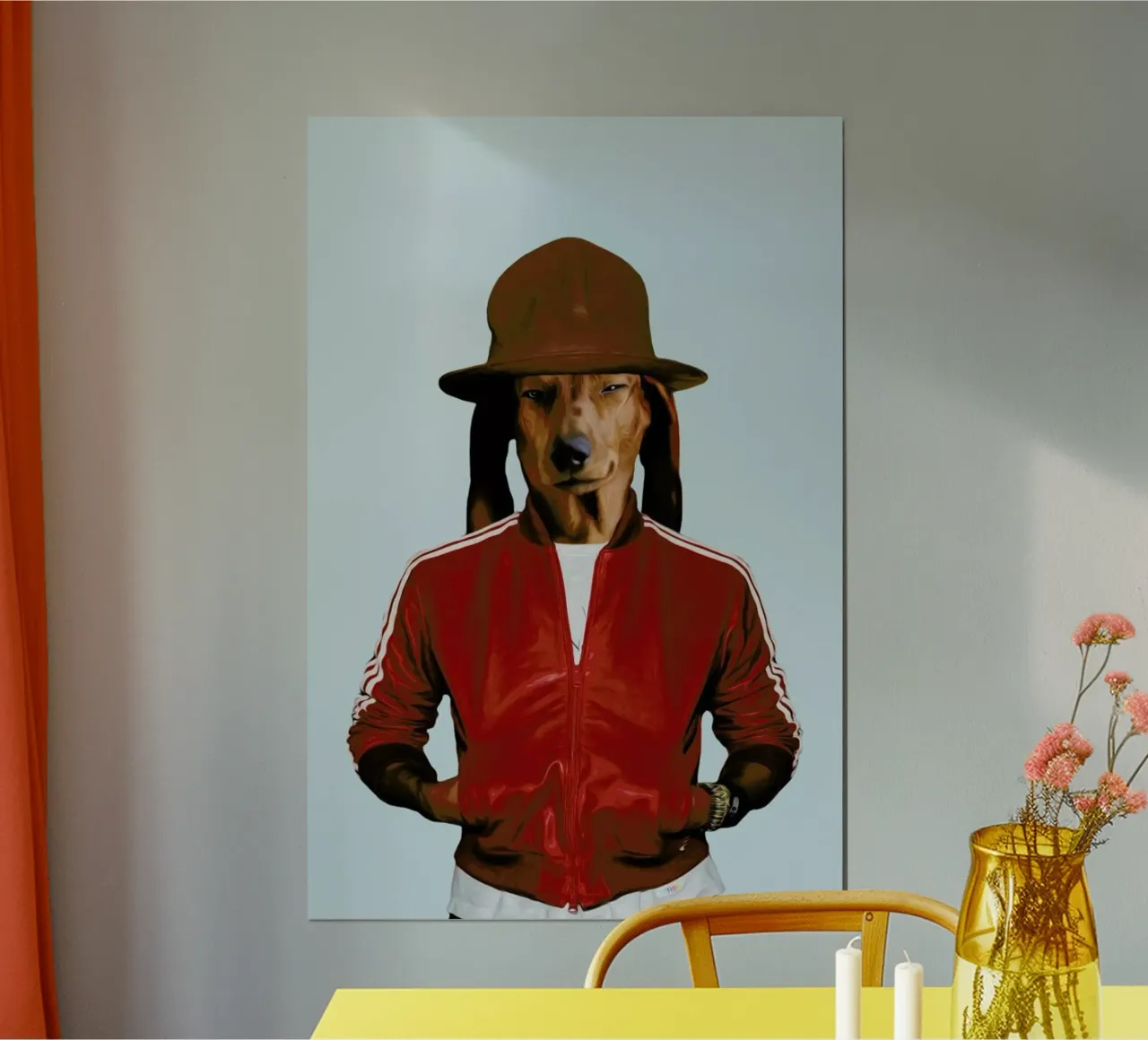 Mr Williams poster con telaio in plastica da Mrs. Pepper's Designs