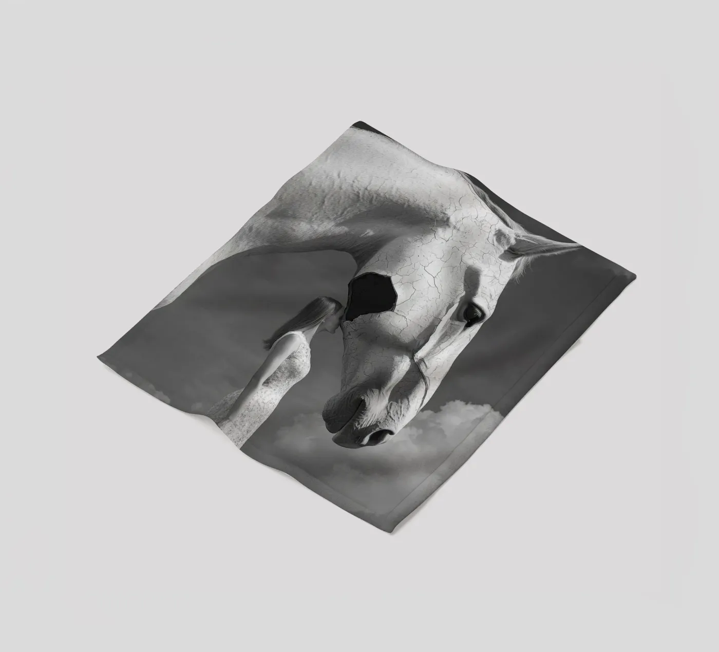 Broken Fleecedecke von Art Unleashed