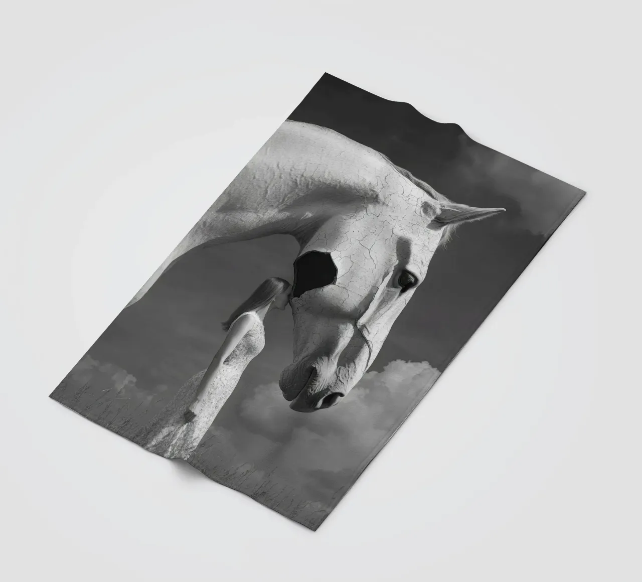 Broken Fleecedecke von Art Unleashed