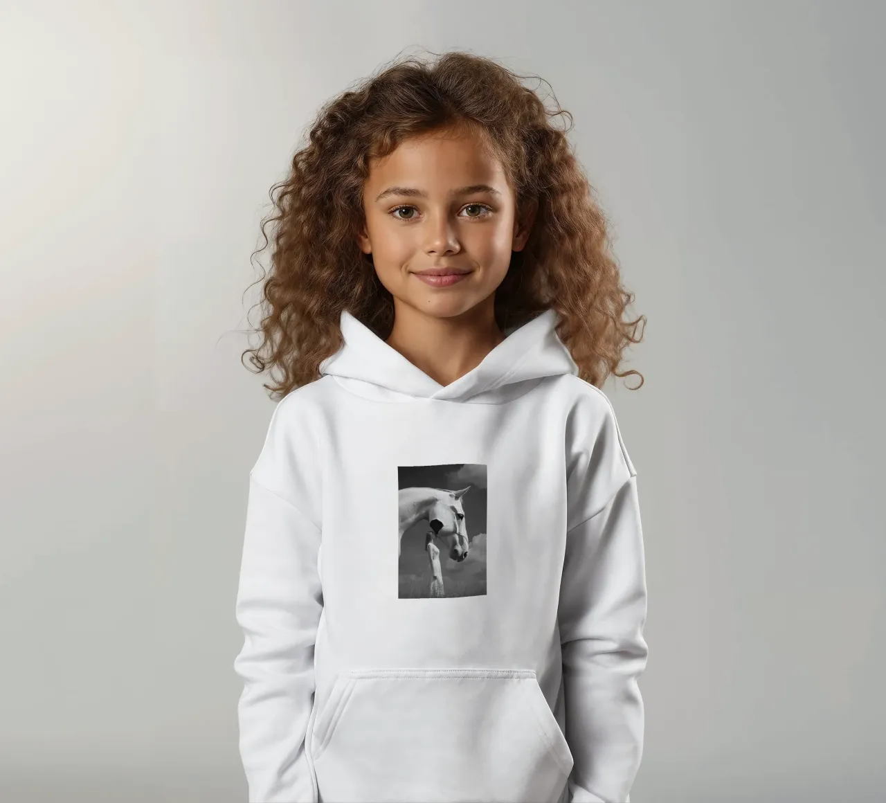 Broken felpa bambino con cappuccio da Art Unleashed