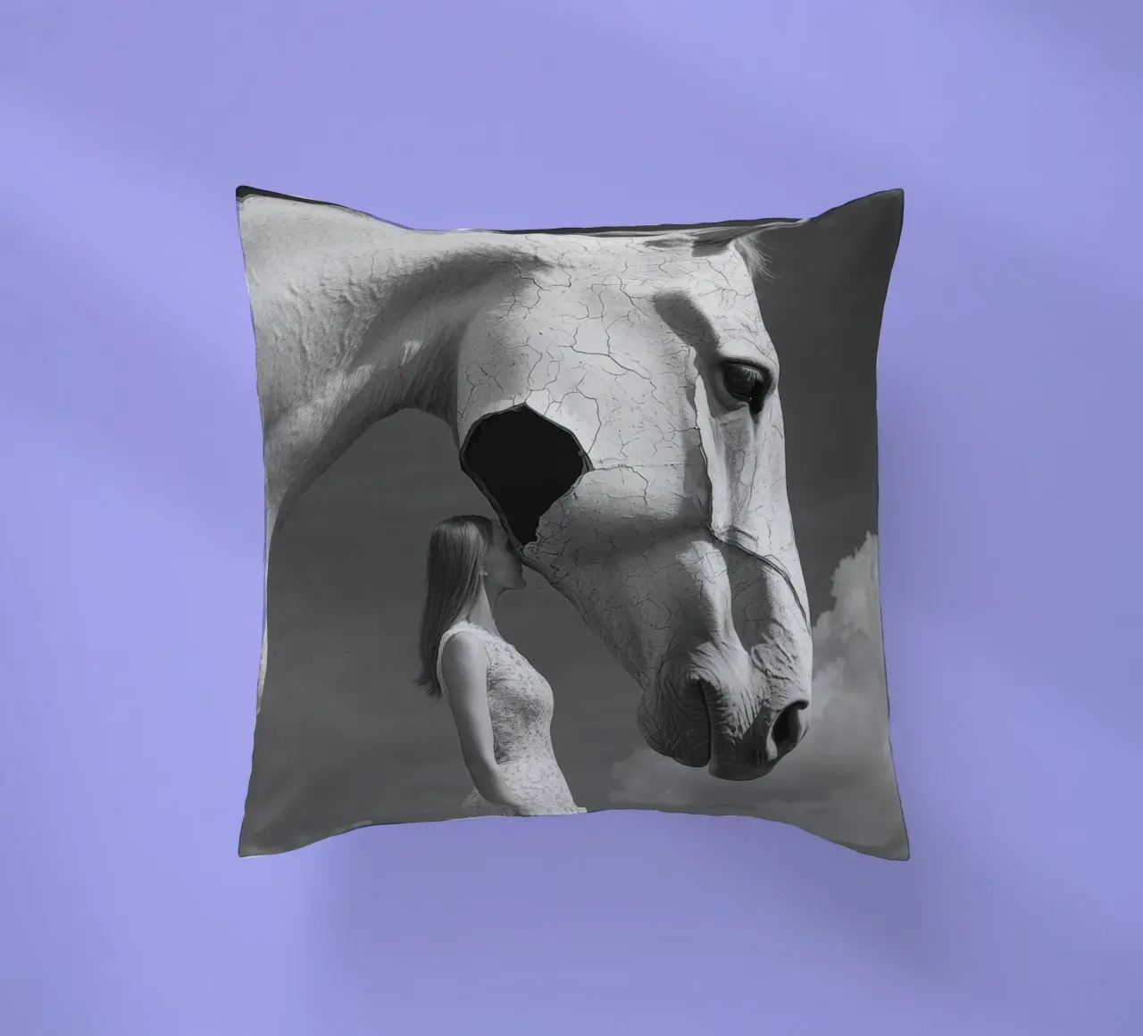 Broken cuscino da Art Unleashed