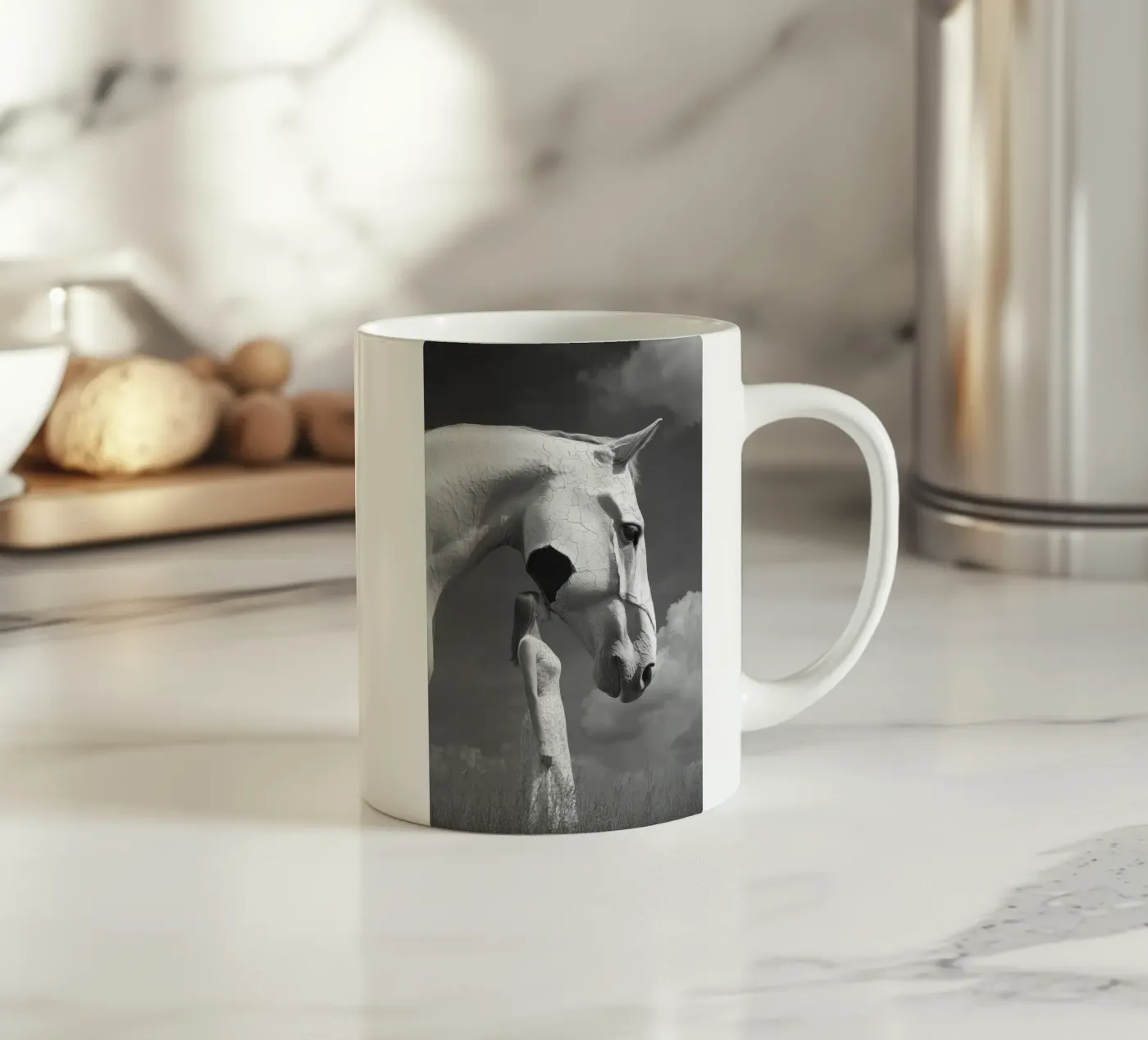 Broken ceramic mug by Art Unleashed