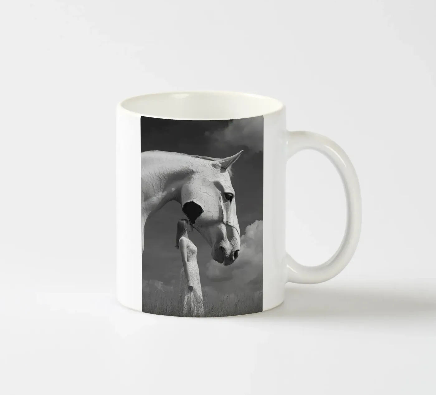 Broken ceramic mug by Art Unleashed