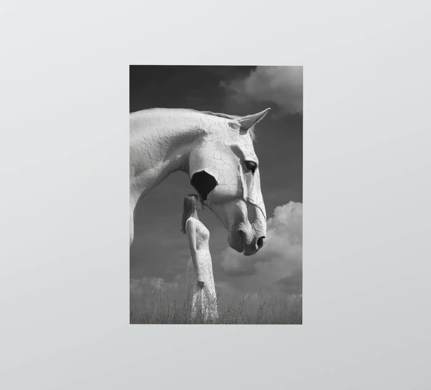 Broken Sticker von Art Unleashed