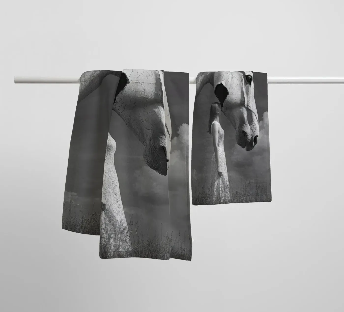 Broken badhanddoek van Art Unleashed