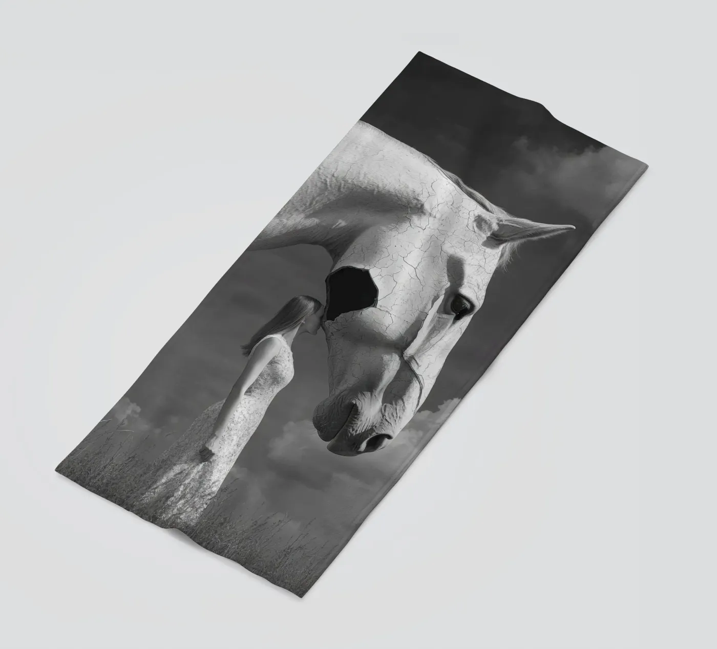 Broken beach towel by Art Unleashed