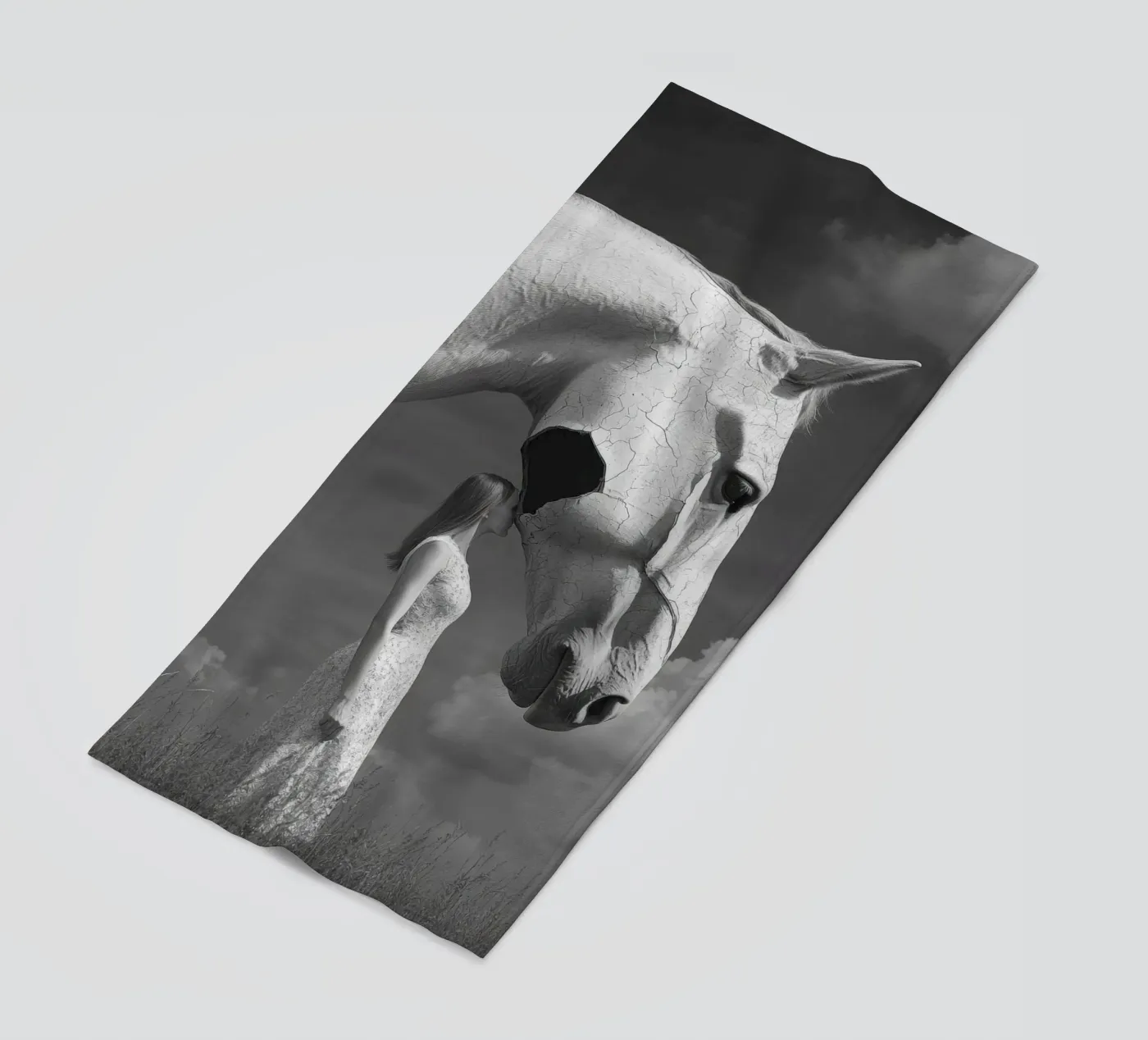 Broken beach towel by Art Unleashed