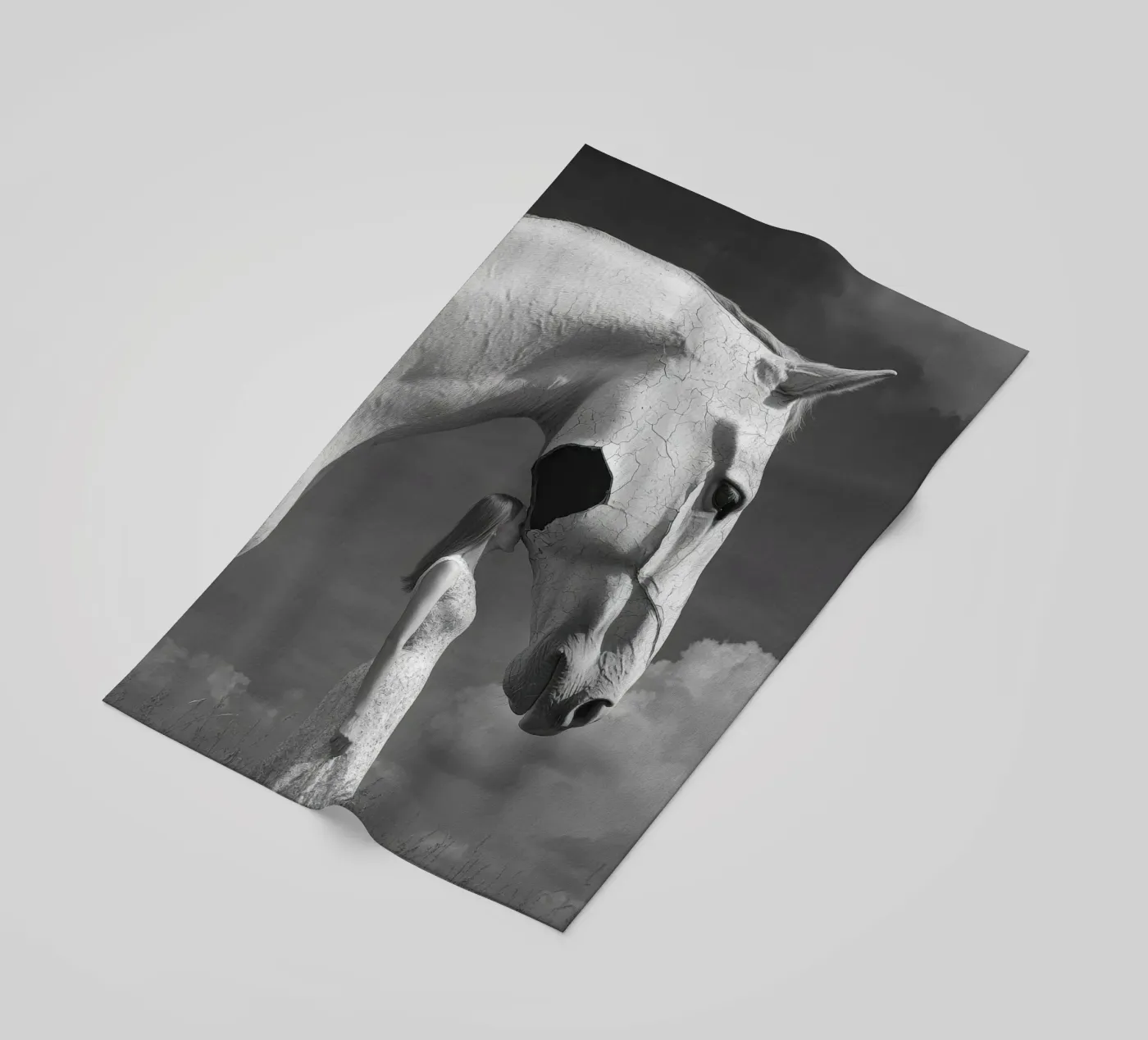 Broken beach towel by Art Unleashed