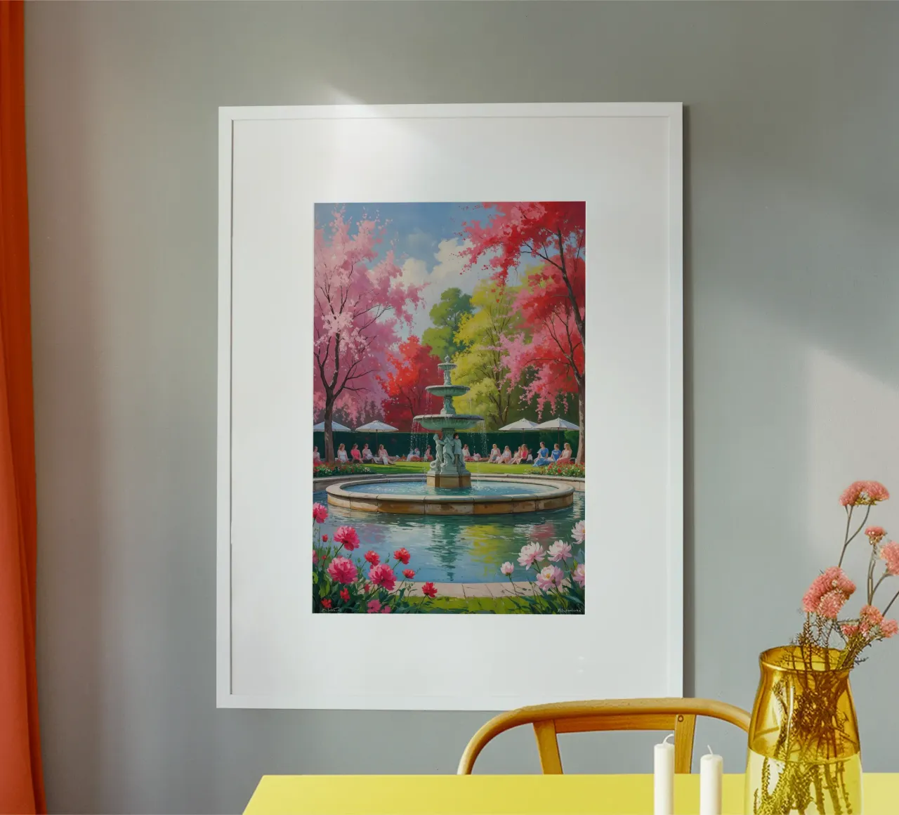 Luxembourg Gardens Spring Harmony poster da AlbertKlee