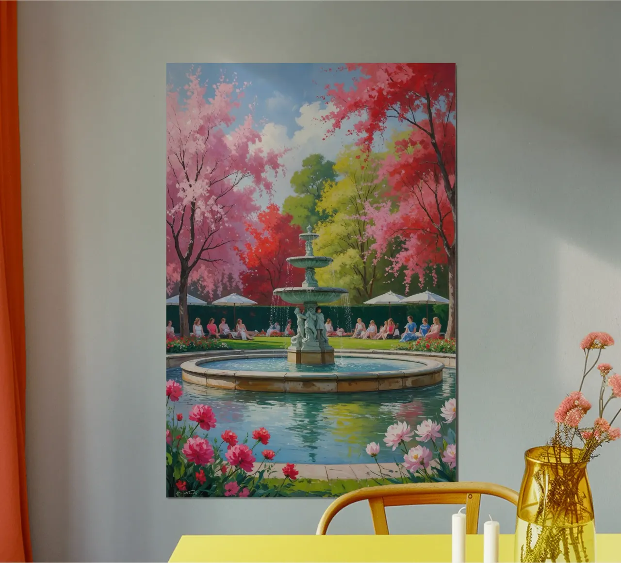 Luxembourg Gardens Spring Harmony poster da AlbertKlee
