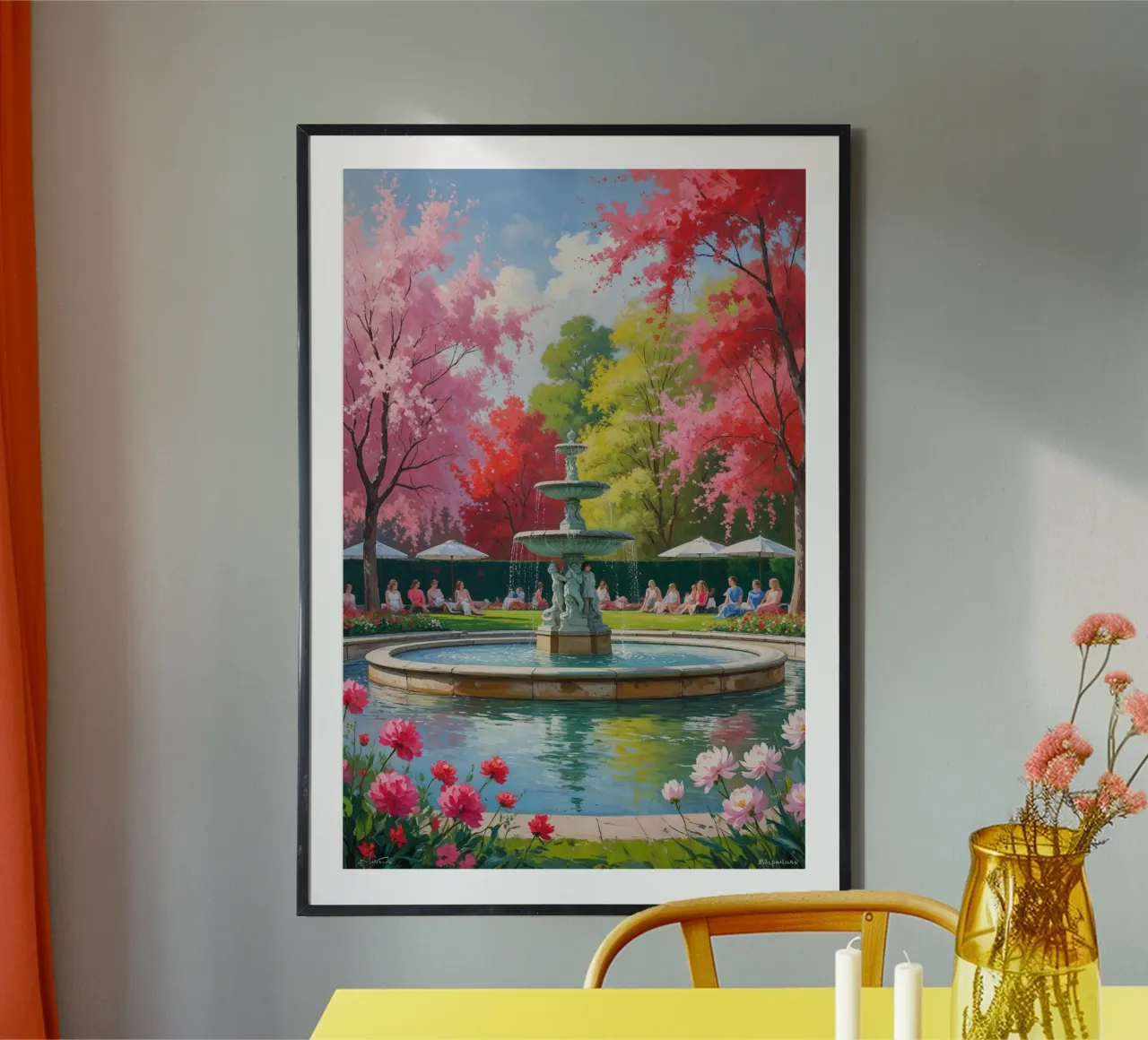 Luxembourg Gardens Spring Harmony poster da AlbertKlee