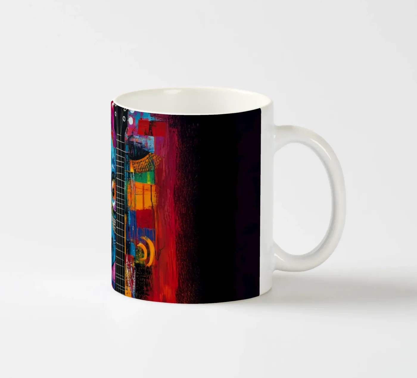 Jazzed ceramic mug by Art Unleashed