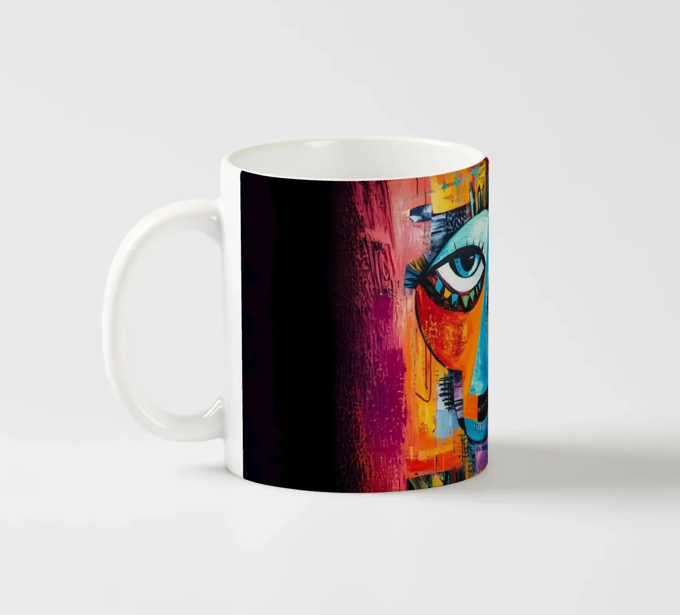 Jazzed ceramic mug by Art Unleashed