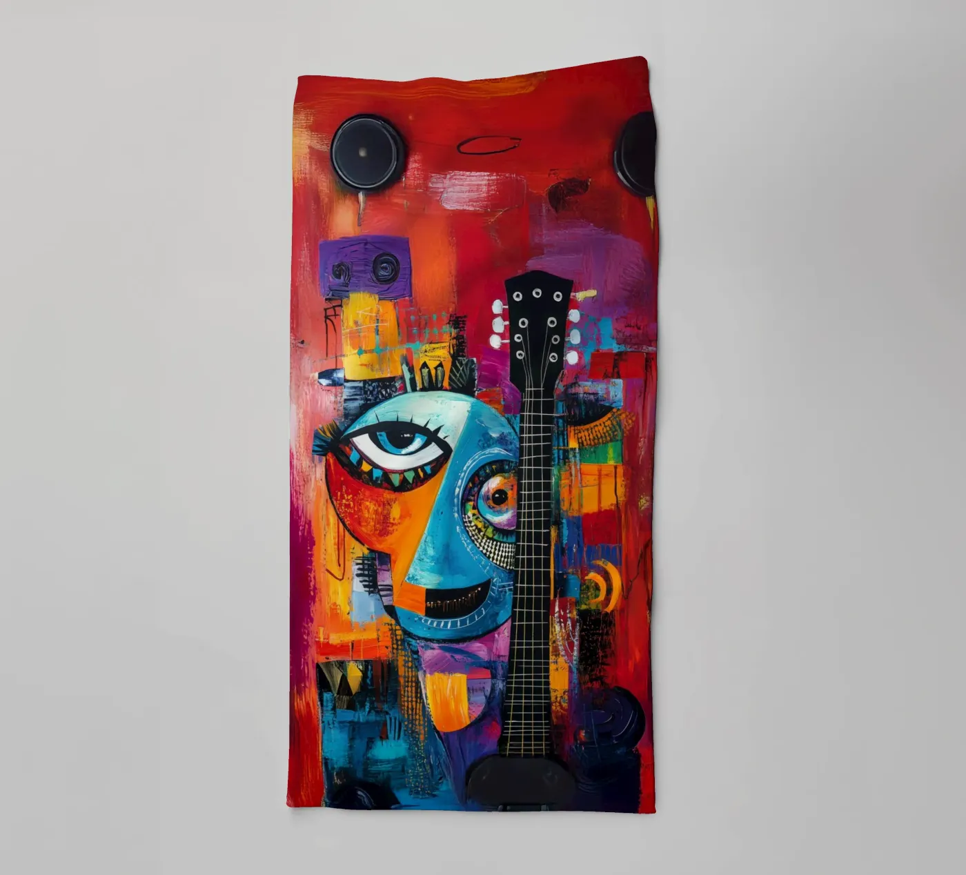 Jazzed towel by Art Unleashed