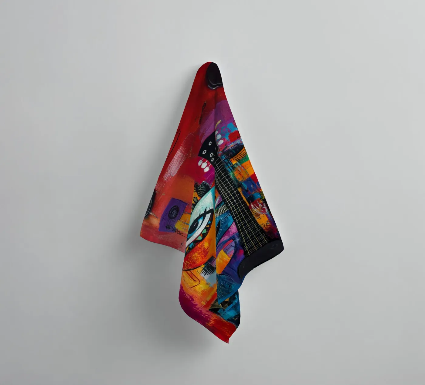 Jazzed towel by Art Unleashed