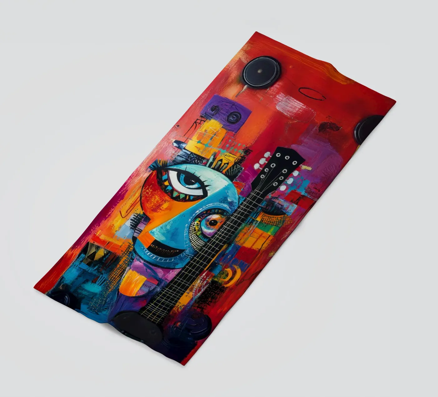 Jazzed beach towel by Art Unleashed