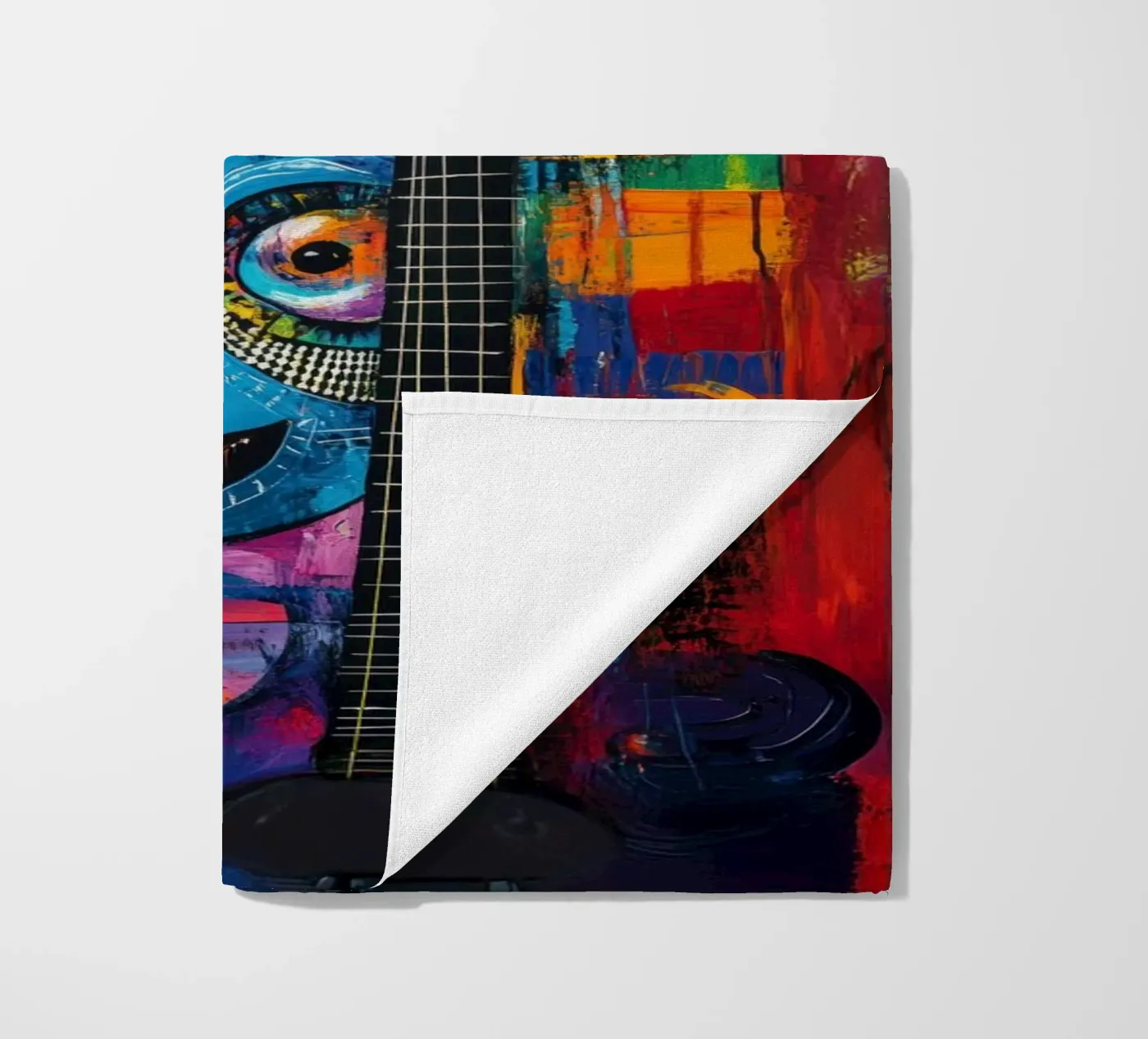Jazzed beach towel by Art Unleashed