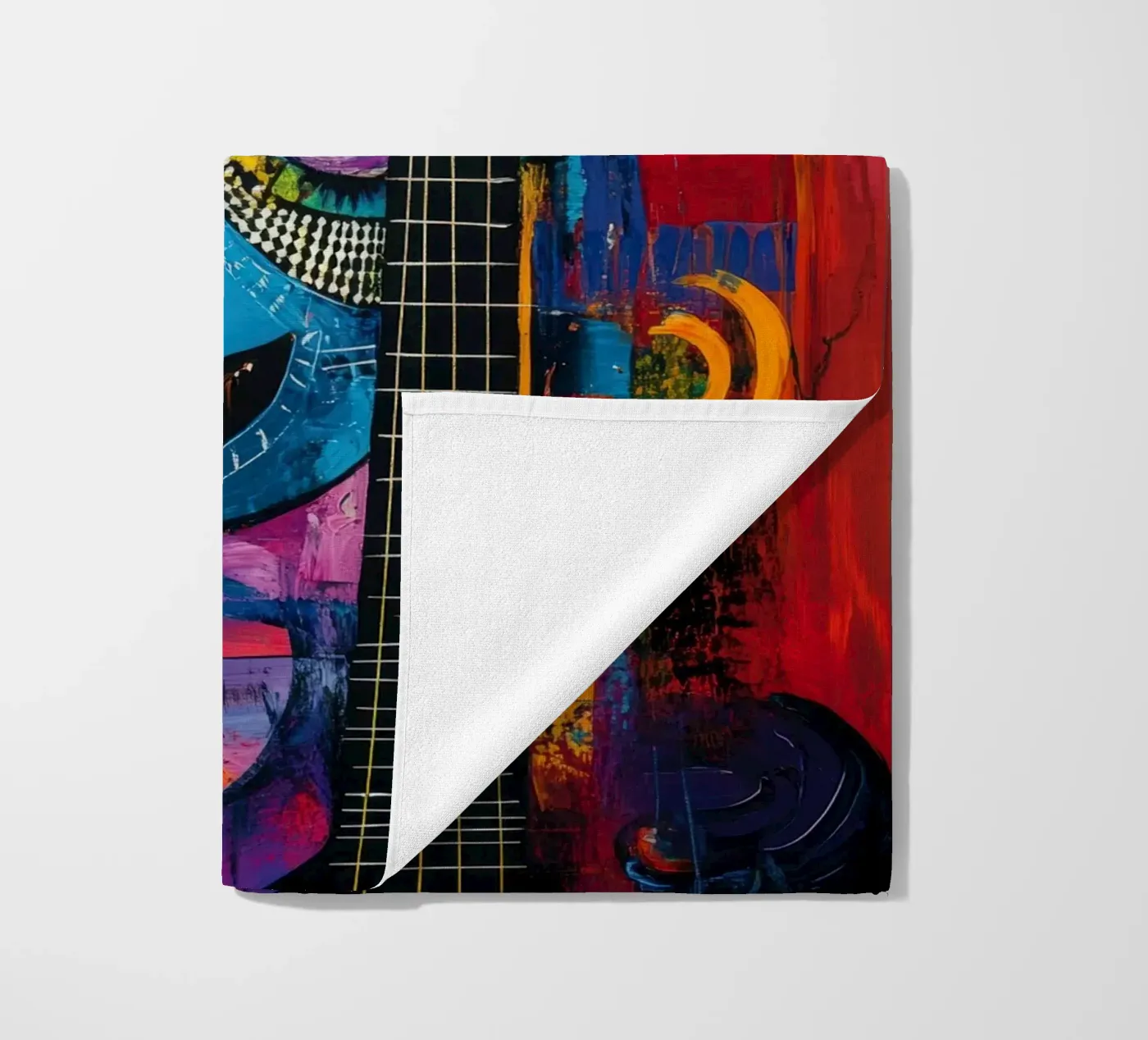 Jazzed beach towel by Art Unleashed