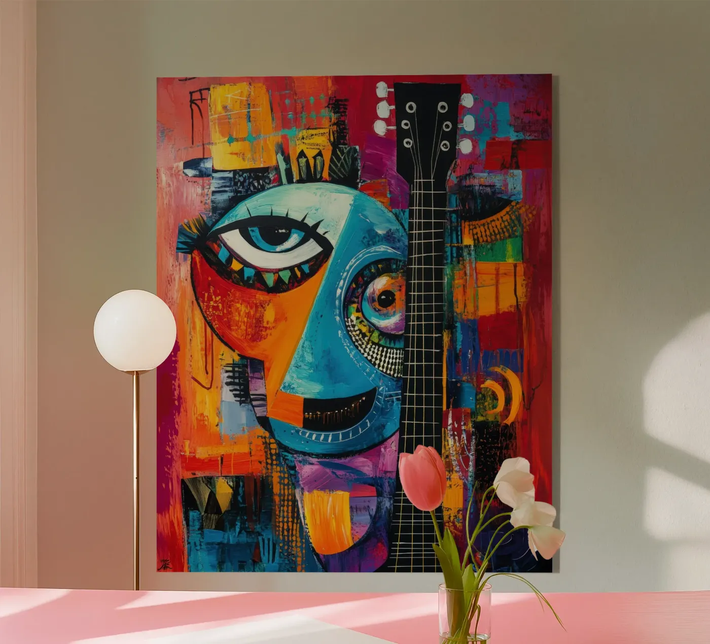 Jazzed Acryl-Glas von Art Unleashed