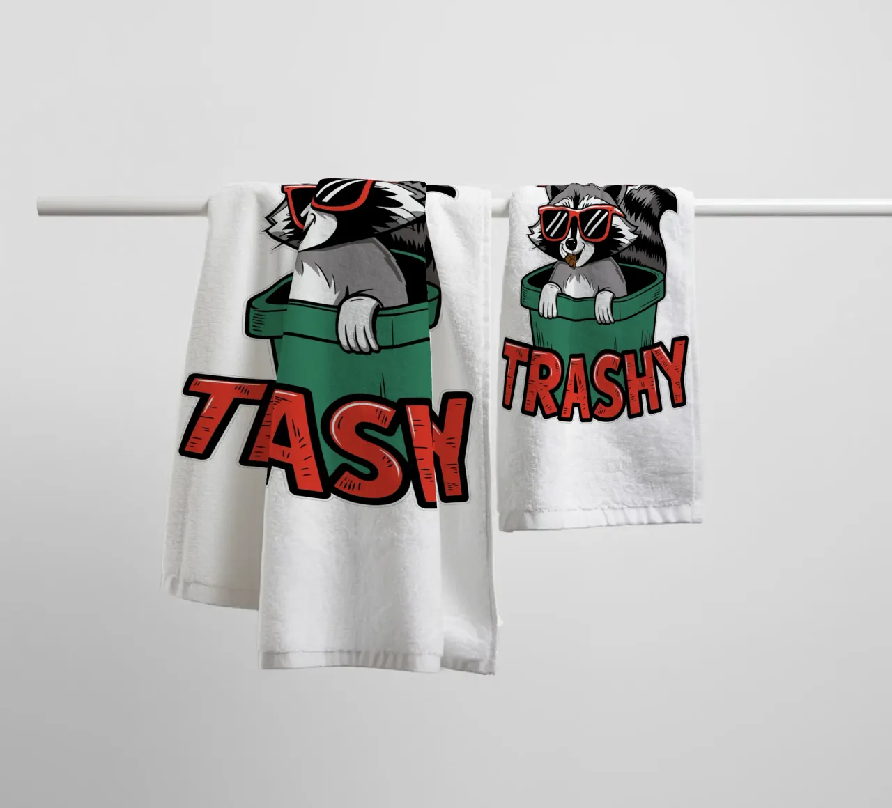 Stay Trashy asciugamano da bagno da edsonramosart