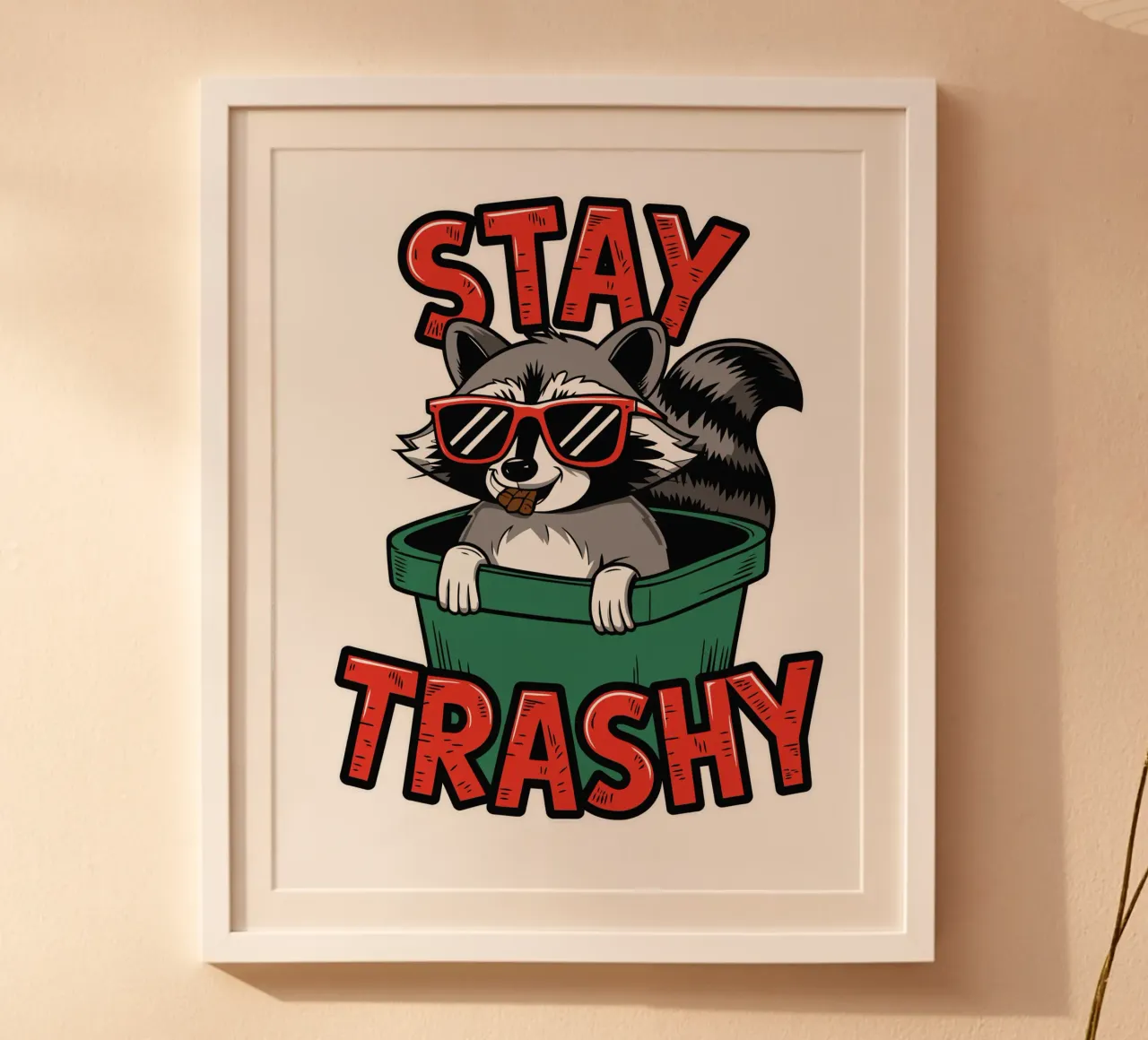 Stay Trashy carta hahnemühle da edsonramosart