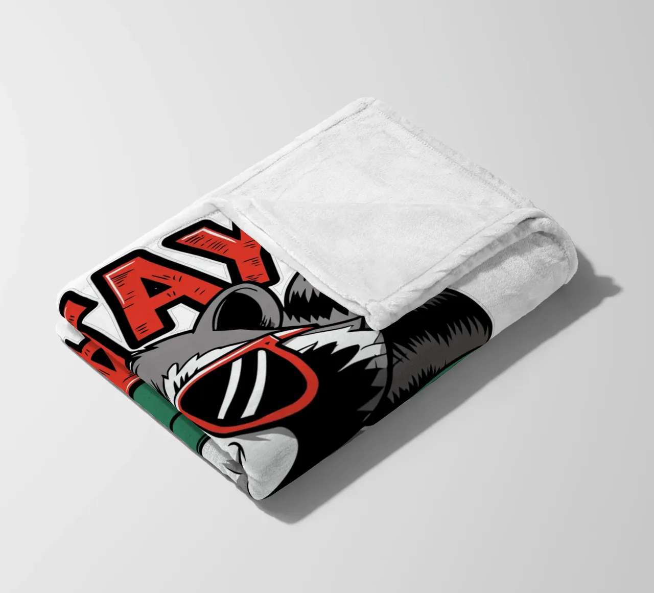 Stay Trashy coperta in pile da edsonramosart