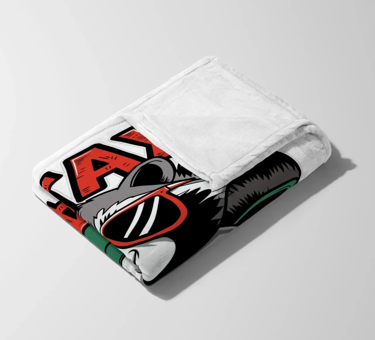 Stay Trashy coperta in pile da edsonramosart