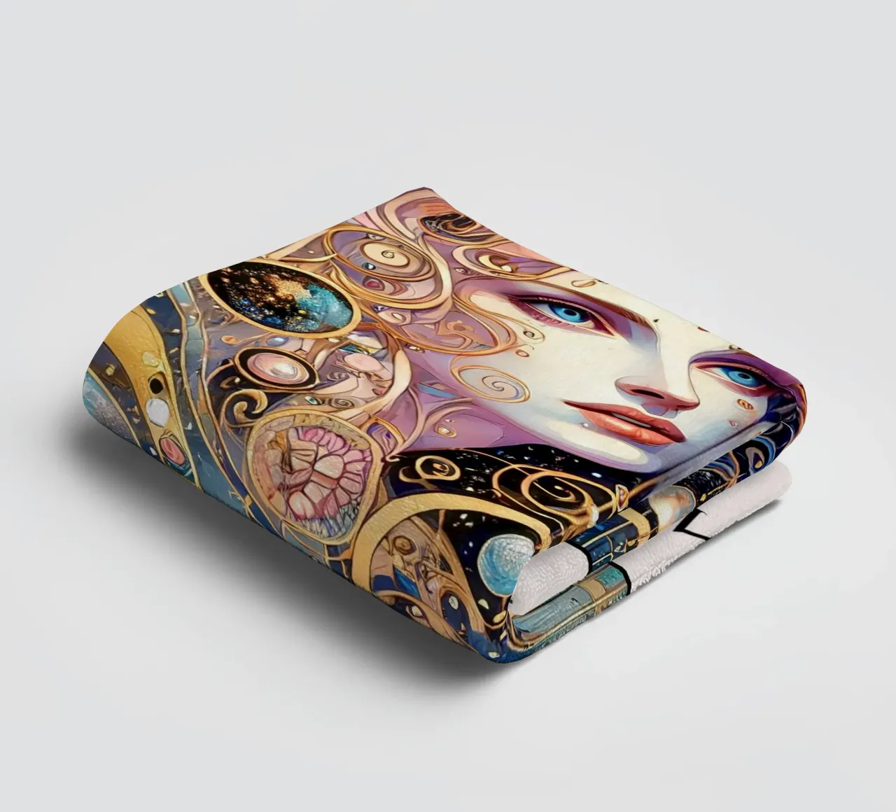 Segno zodiacale Gemelli asciugamano da bagno da Art-Nouveau-Dsg