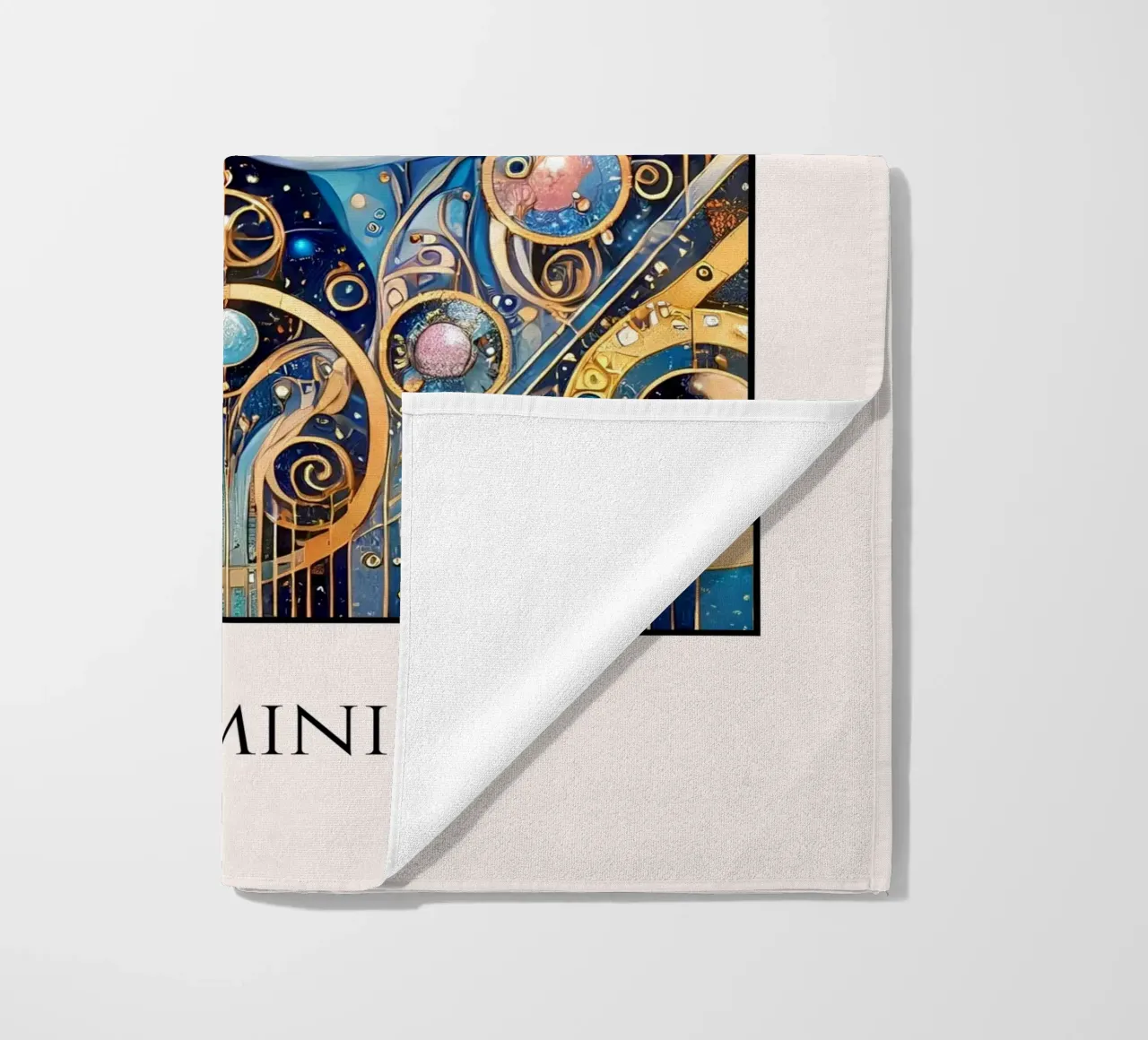 Segno zodiacale Gemelli telo mare da Art-Nouveau-Dsg