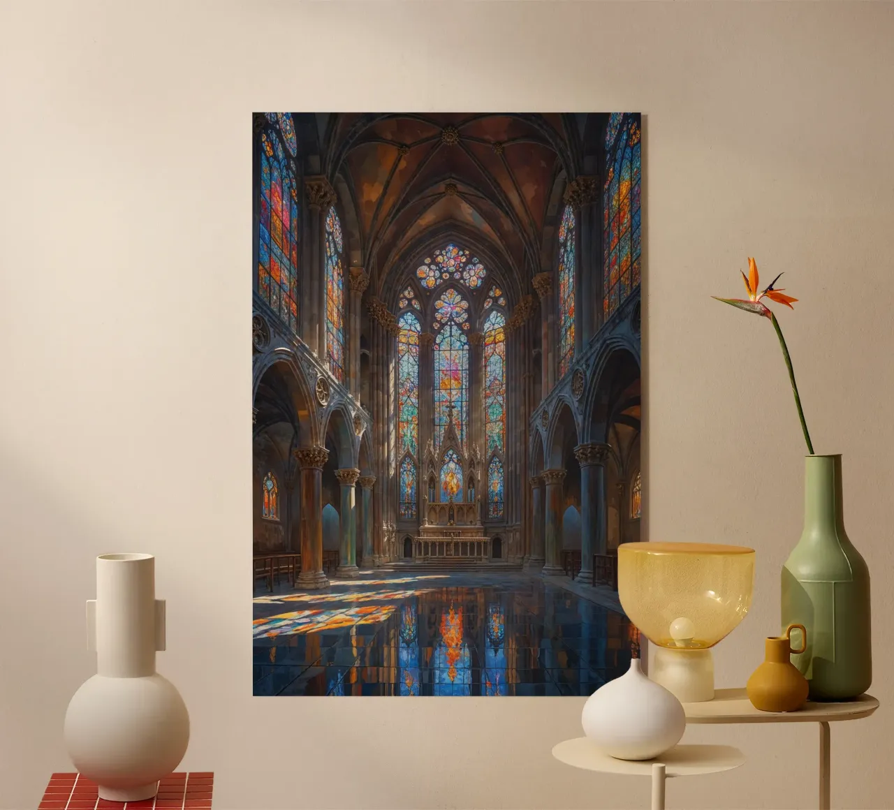 Sainte Chapelle: A Symphony of Light and Glass plexiglass da AlbertKlee