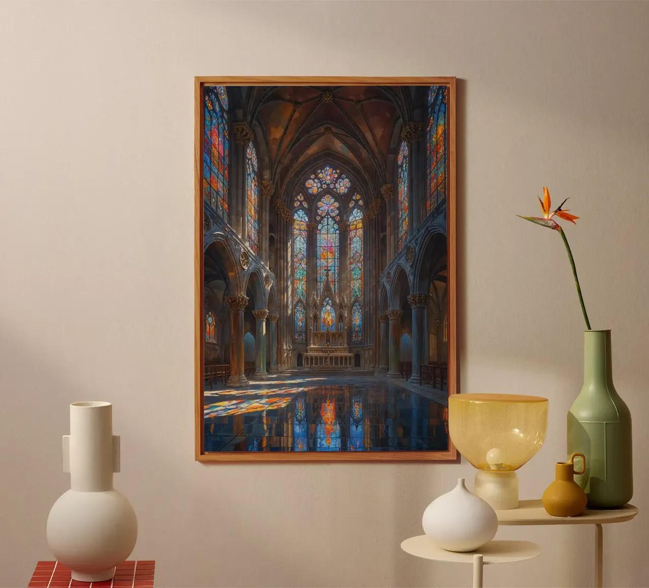 Sainte Chapelle: A Symphony of Light and Glass alluminio dibond da AlbertKlee