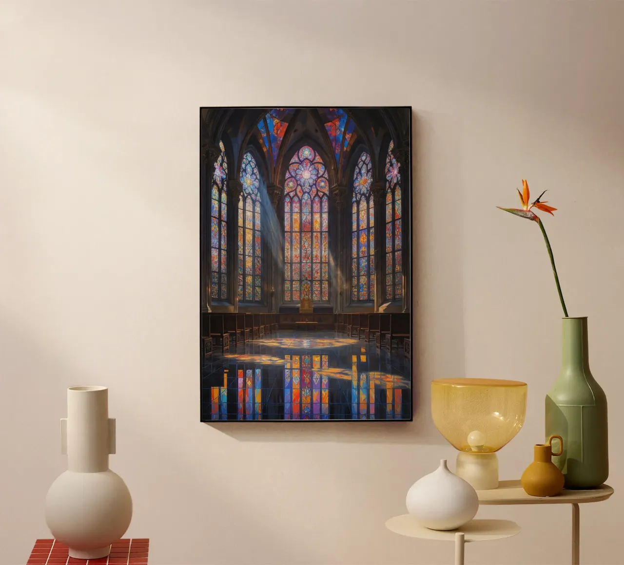 The Illuminated Elegance of Sainte Chapelle plexiglass da AlbertKlee