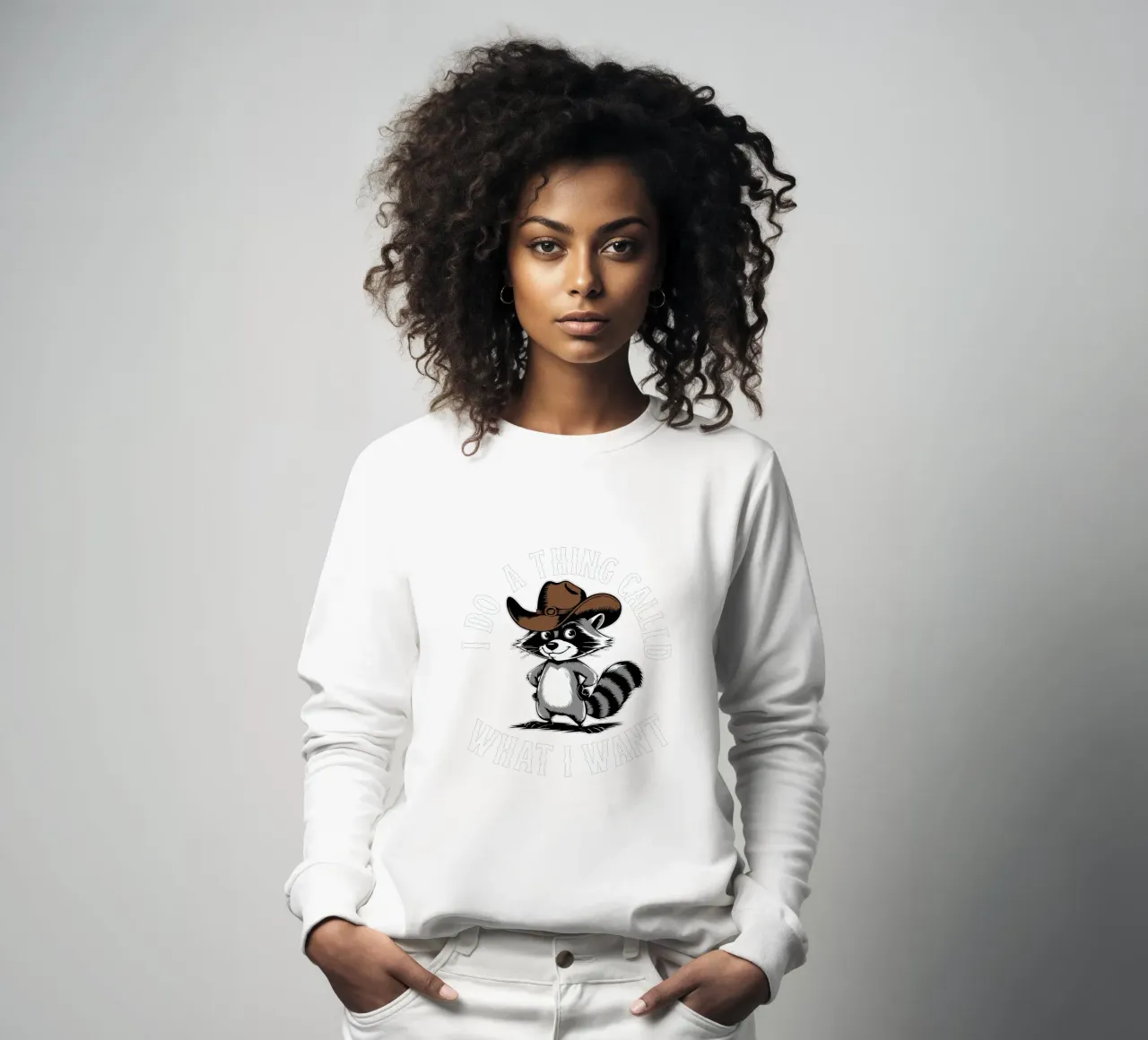 I do a thing called what I want Sweatshirt von edsonramosart