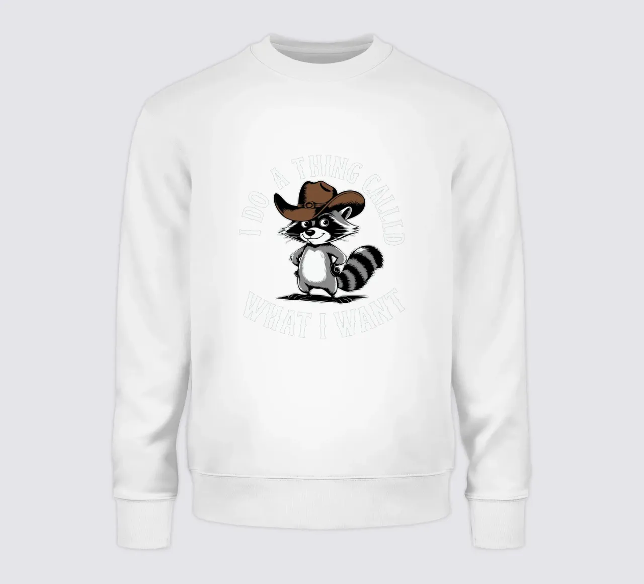 I do a thing called what I want Sweatshirt von edsonramosart