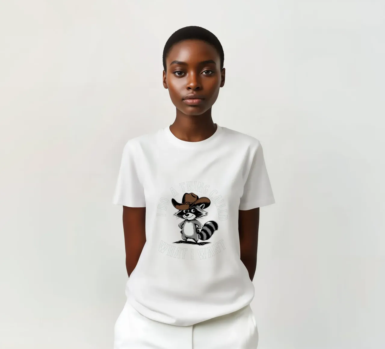 I do a thing called what I want t-shirt da edsonramosart