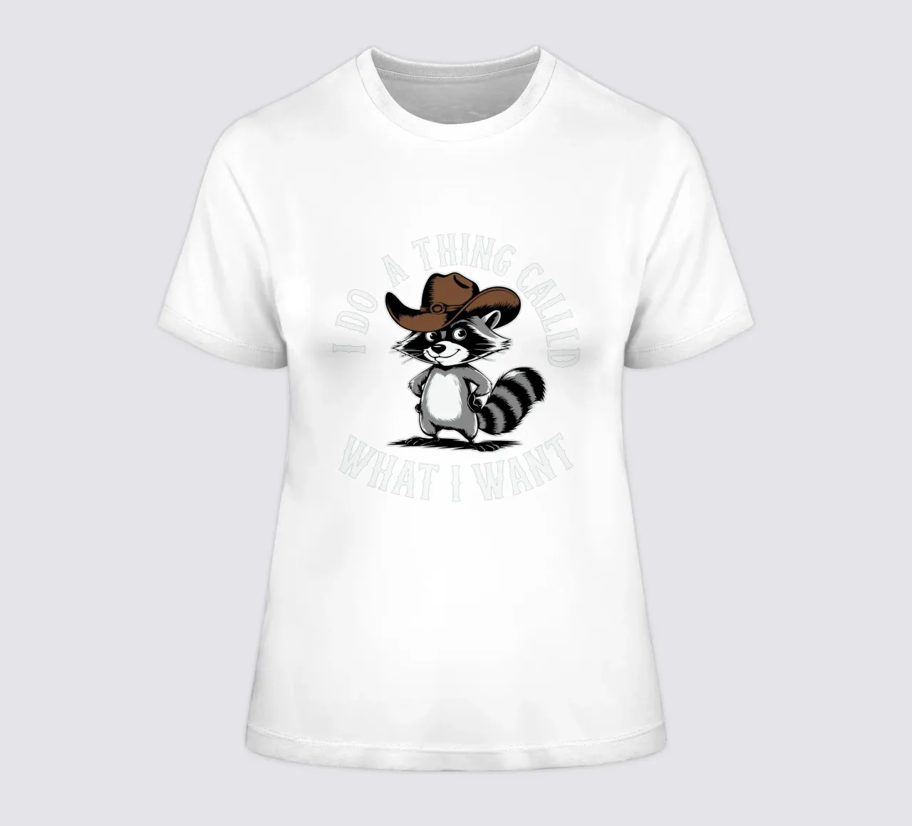 I do a thing called what I want t-shirt da donna da edsonramosart
