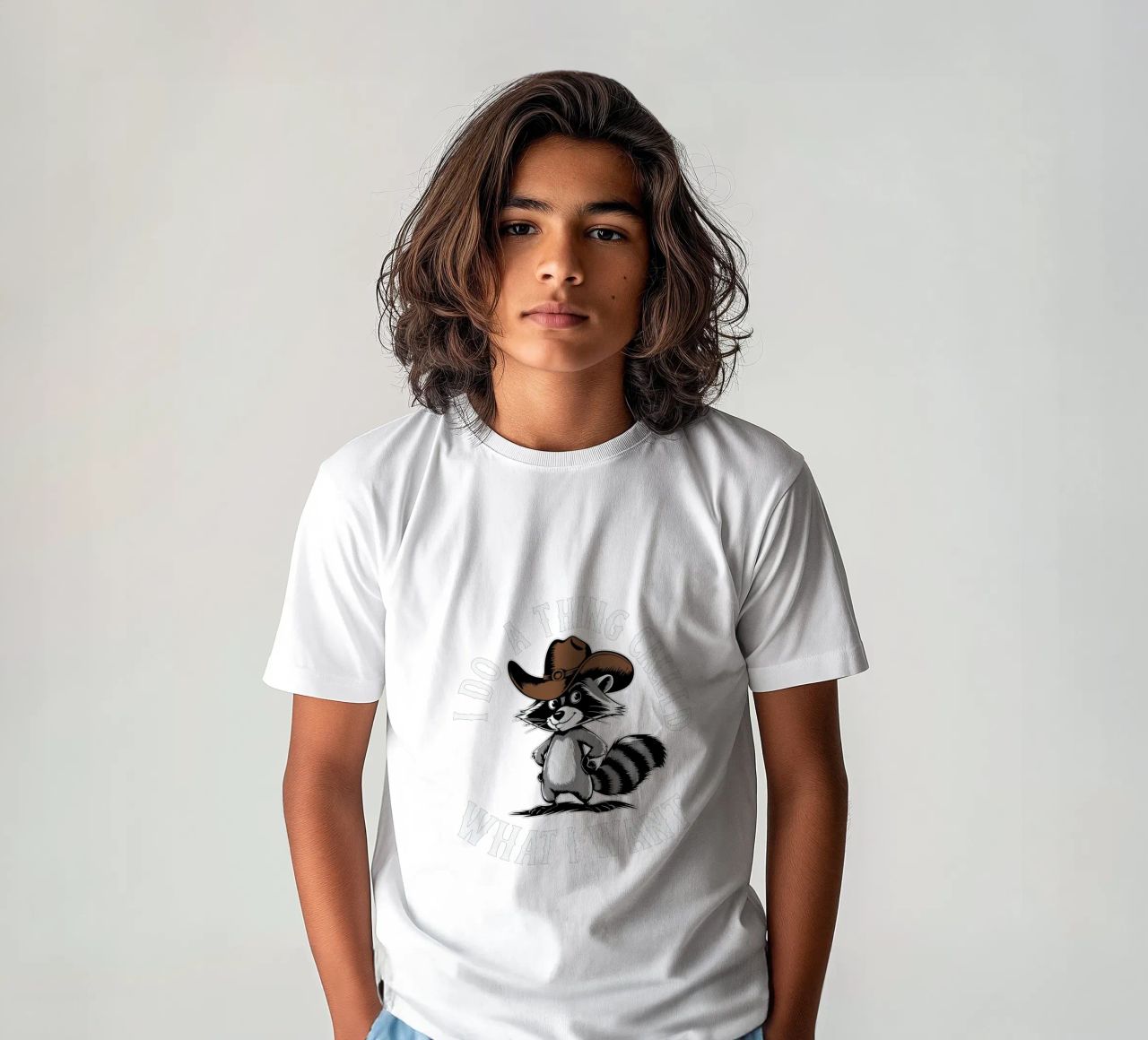I do a thing called what I want t-shirt bambini da edsonramosart