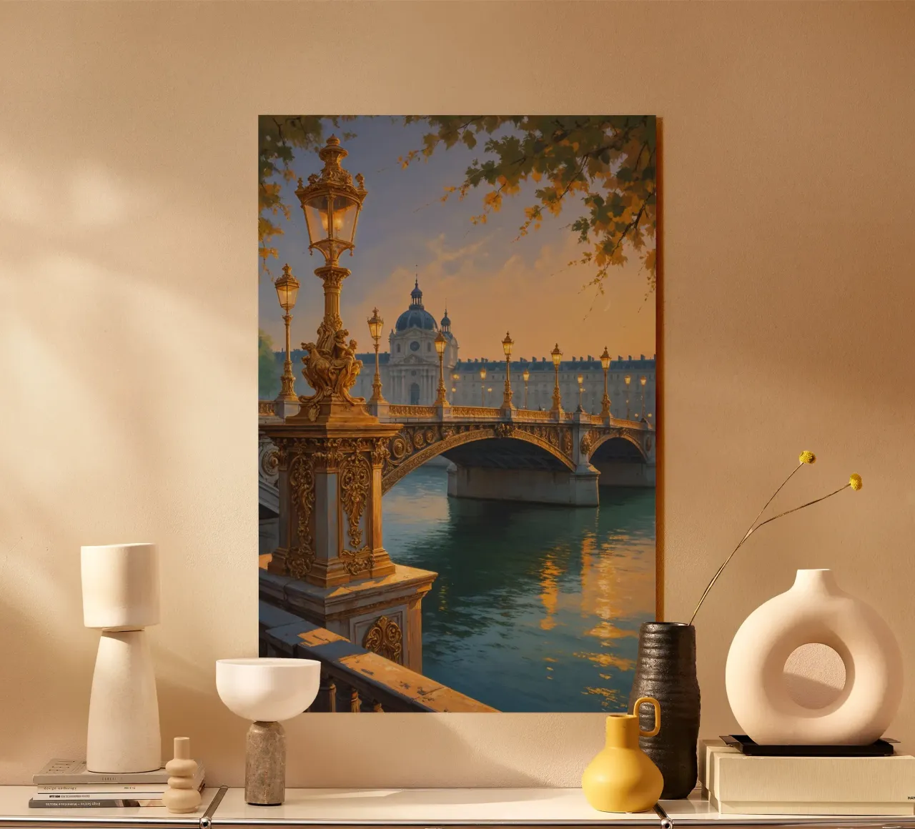 The Romantic Glow of Pont Alexandre plexiglass da AlbertKlee