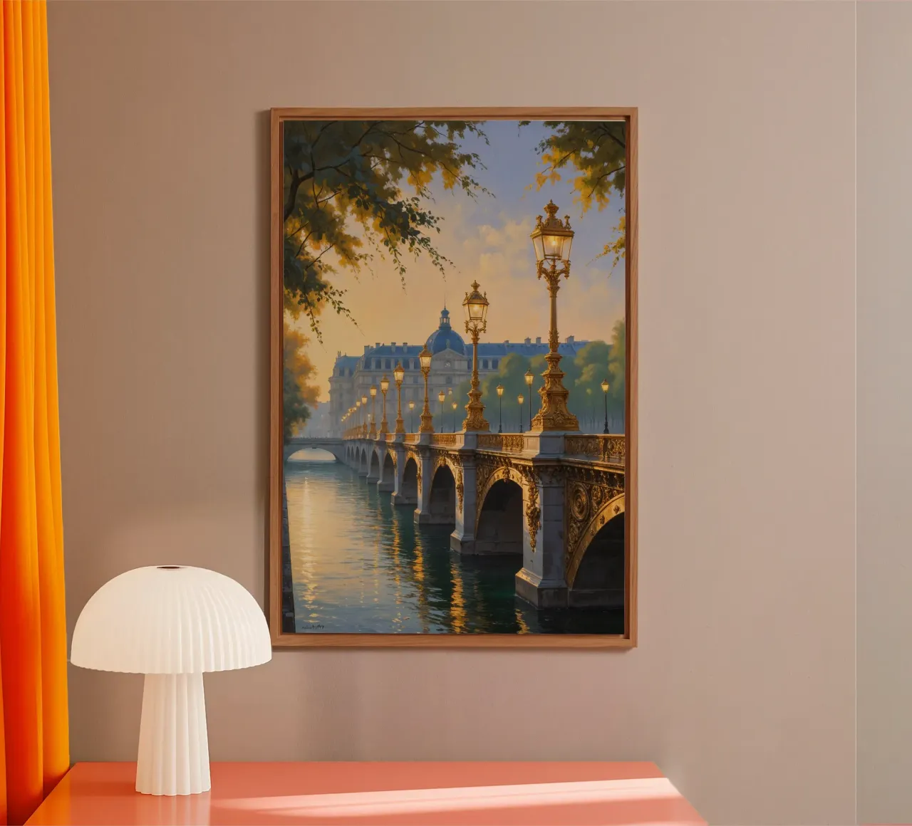 Timeless Splendor of Pont Alexandre in Paris alluminio dibond da AlbertKlee