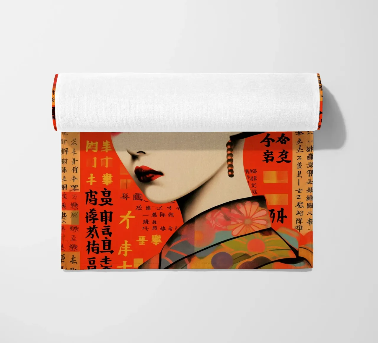 Japandi Style Punk Portrait telo mare da Autofocus