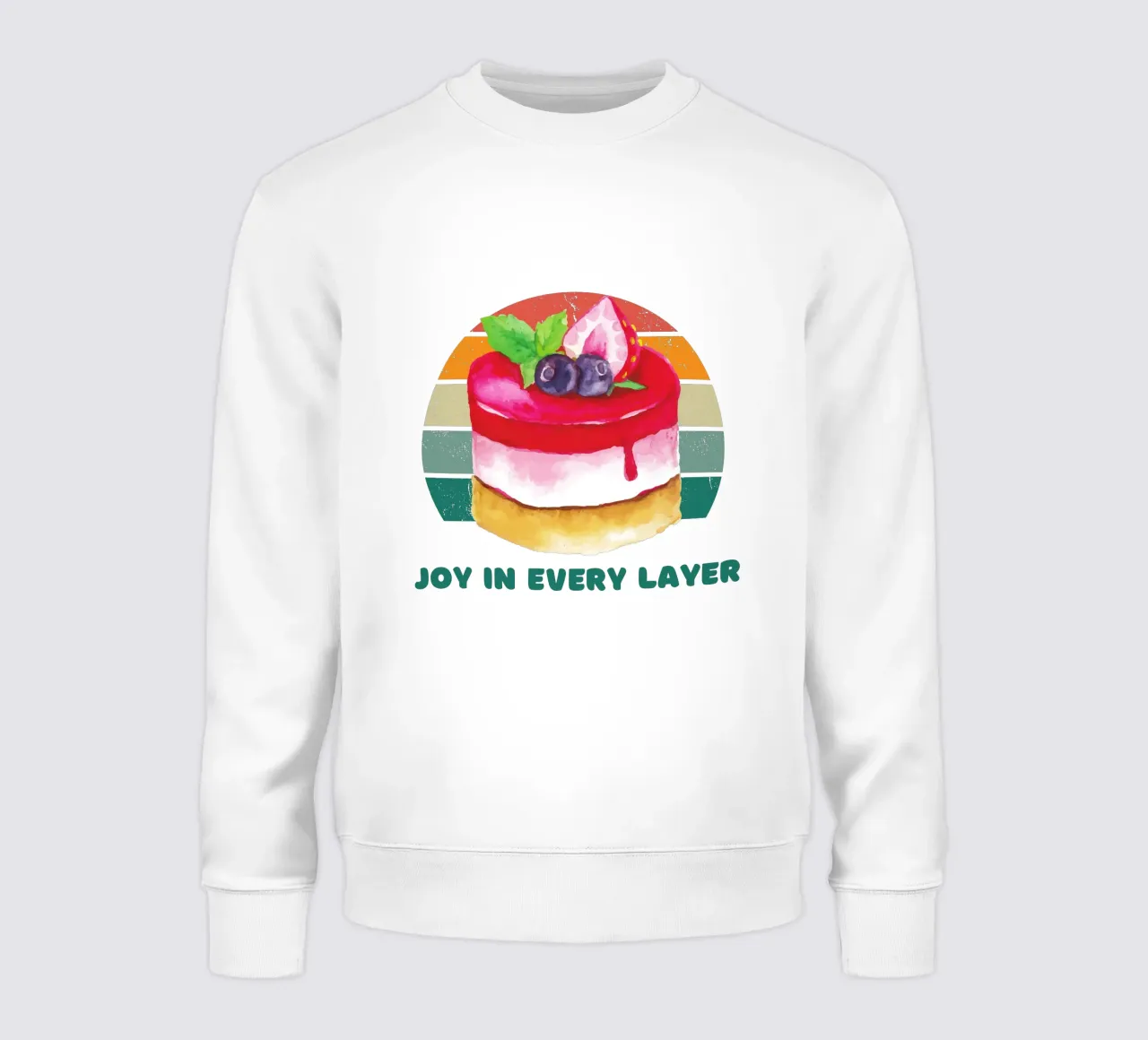 Vreugde in elke laag sweatshirt van yukihana