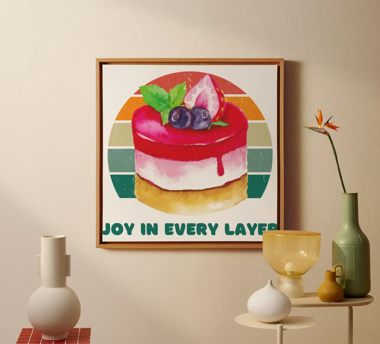 La joie dans chaque couche toile de yukihana