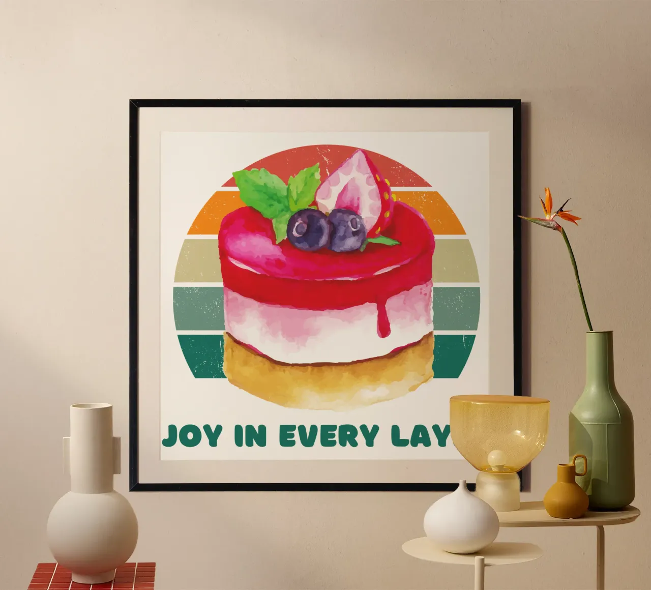 Freude in jeder Schicht Poster von yukihana