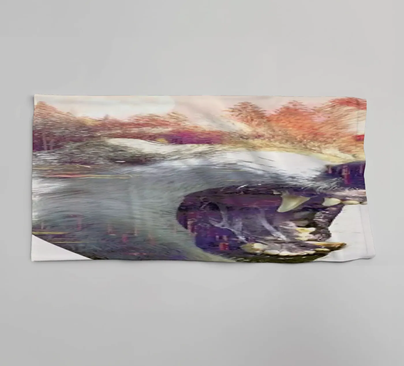 Daylight moon badhanddoek van Róbert Farkas