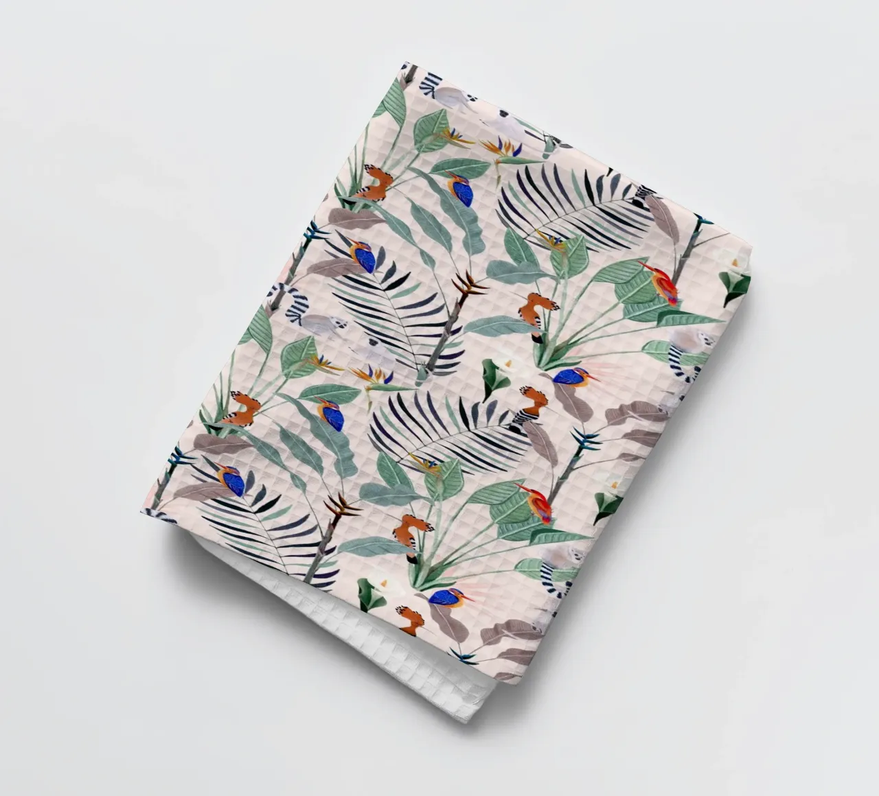 Fantom Fifi Art - Tropische Tiere Muster canovaccio da cucina da The Artcircle