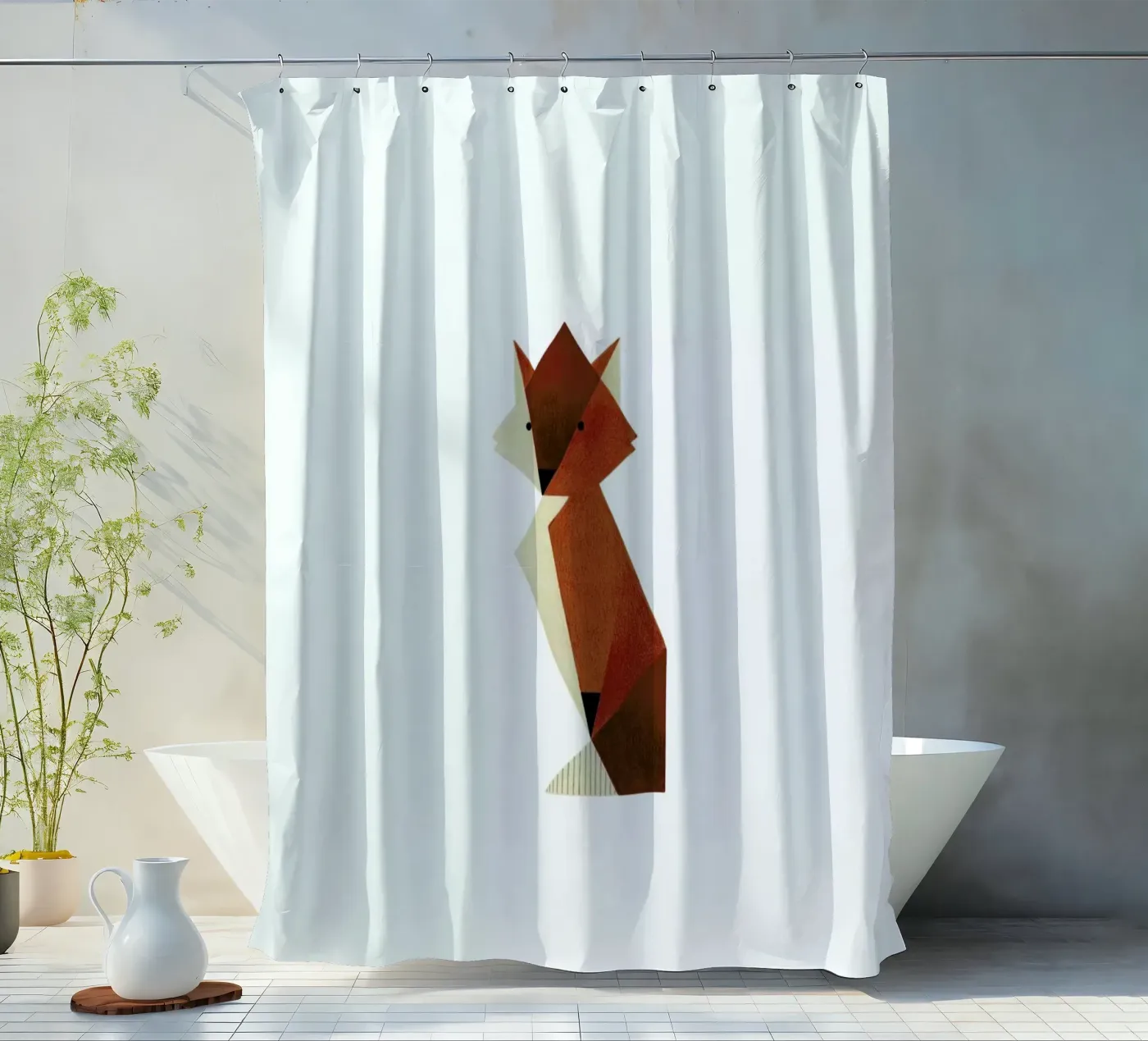 Fuchs #2 douchegordijn van Anna-Maren Zehnter