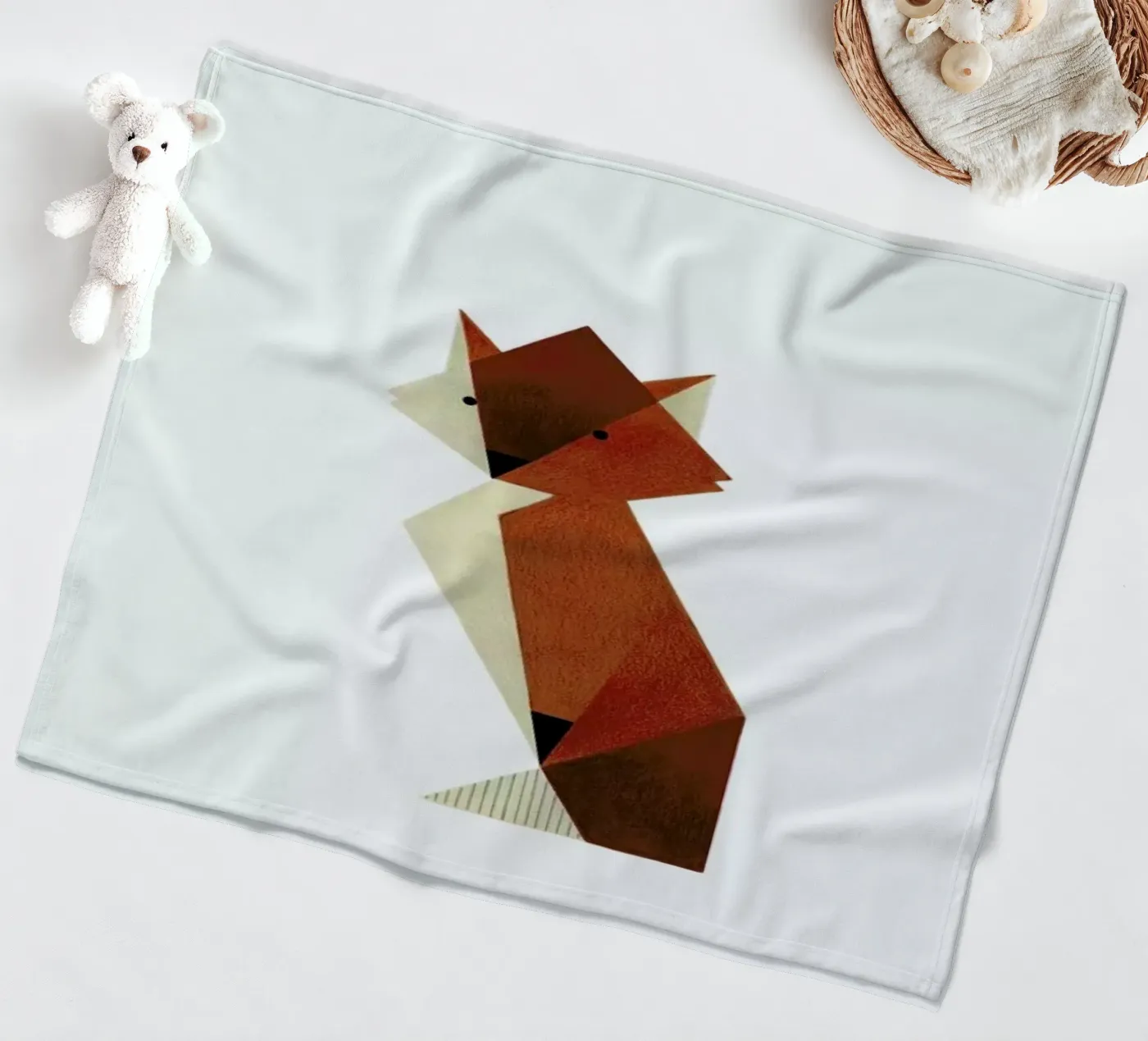 Fuchs #2 fleece blanket by Anna-Maren Zehnter