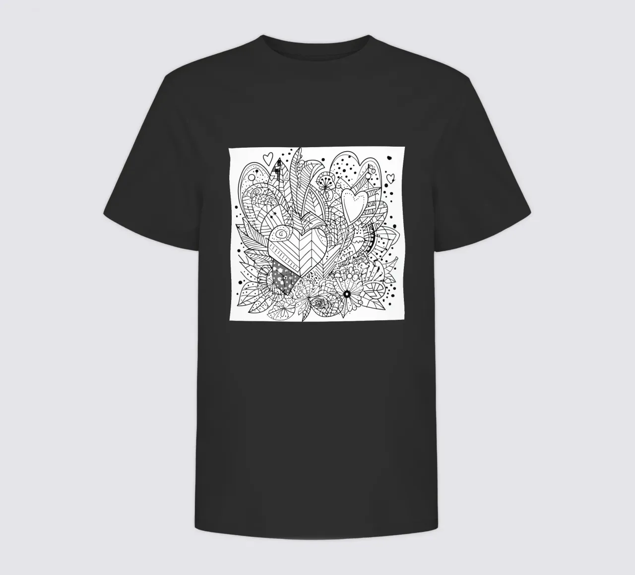 Hartpatroon kinder t-shirt van Motivate-Today