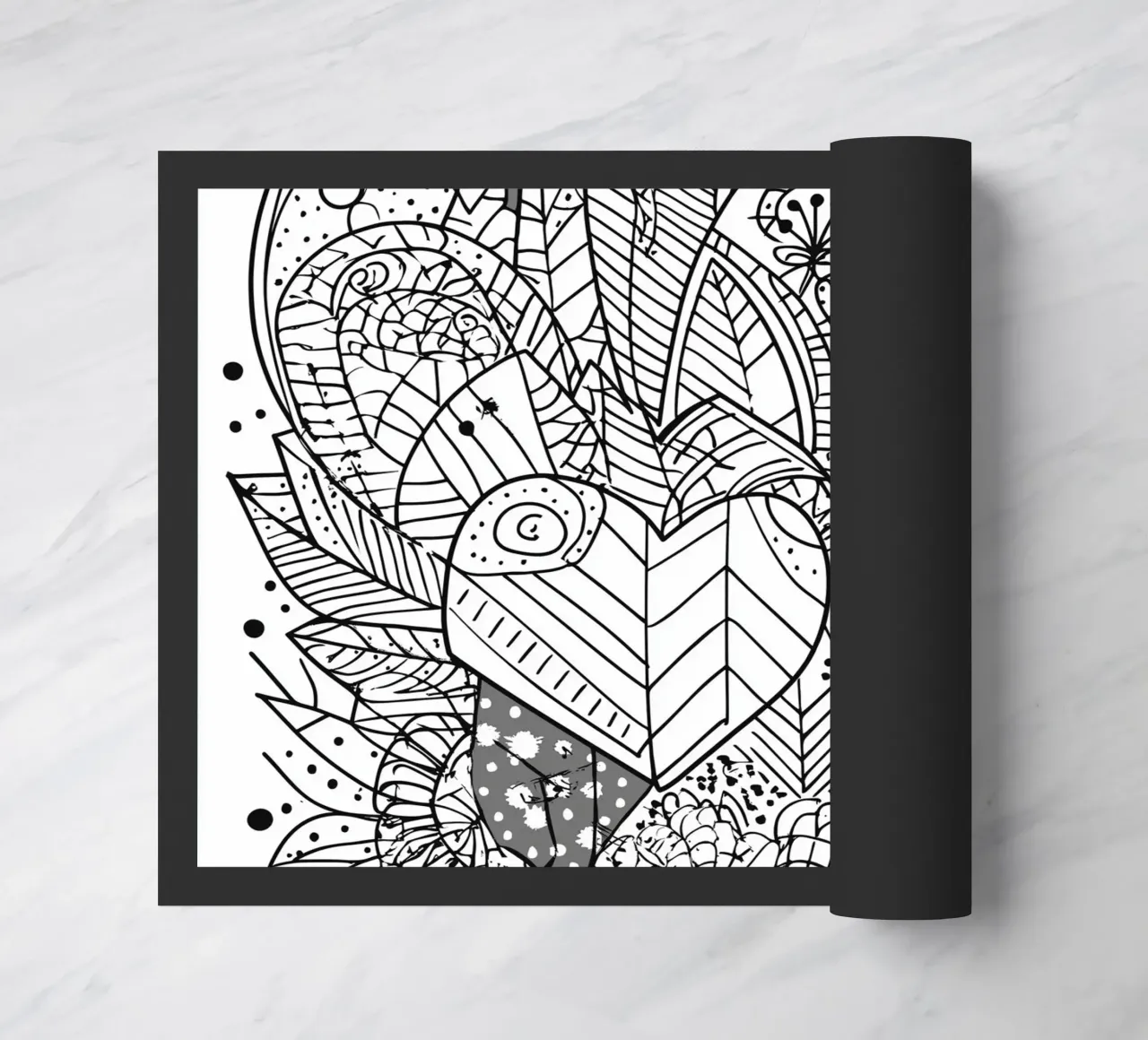 Heart Pattern doormat by Motivate-Today