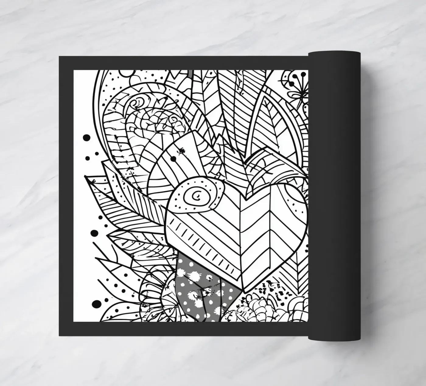 Heart Pattern Fußmatte von Motivate-Today